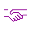 Advania Icon_Purple_Handshake