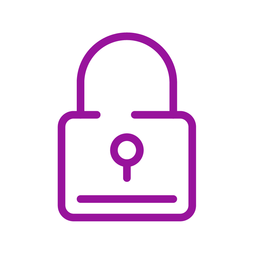 Advania Icon_Purple_Security Padlock